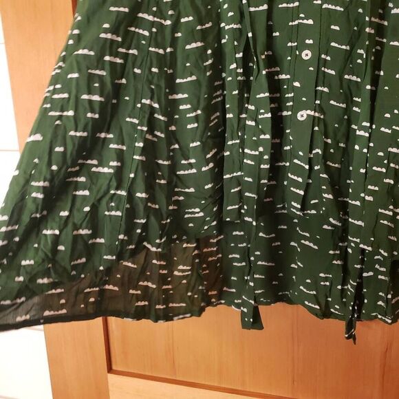 Maeve Anthropologie Cloud Print Blouse - Picture 4 of 6